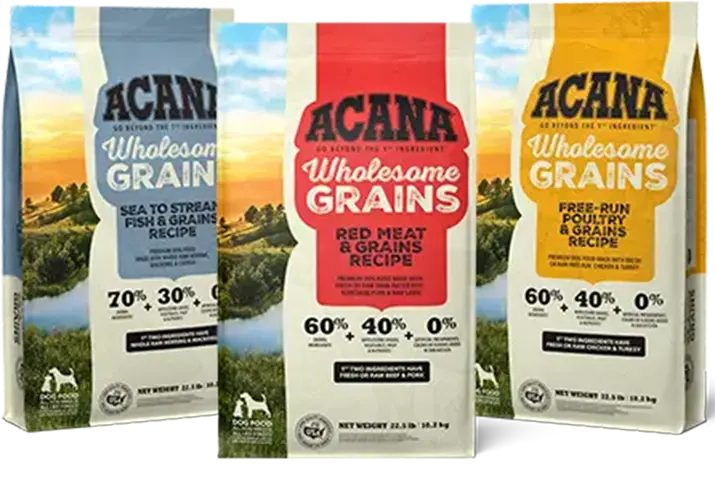 Acana WG All life Stages bags